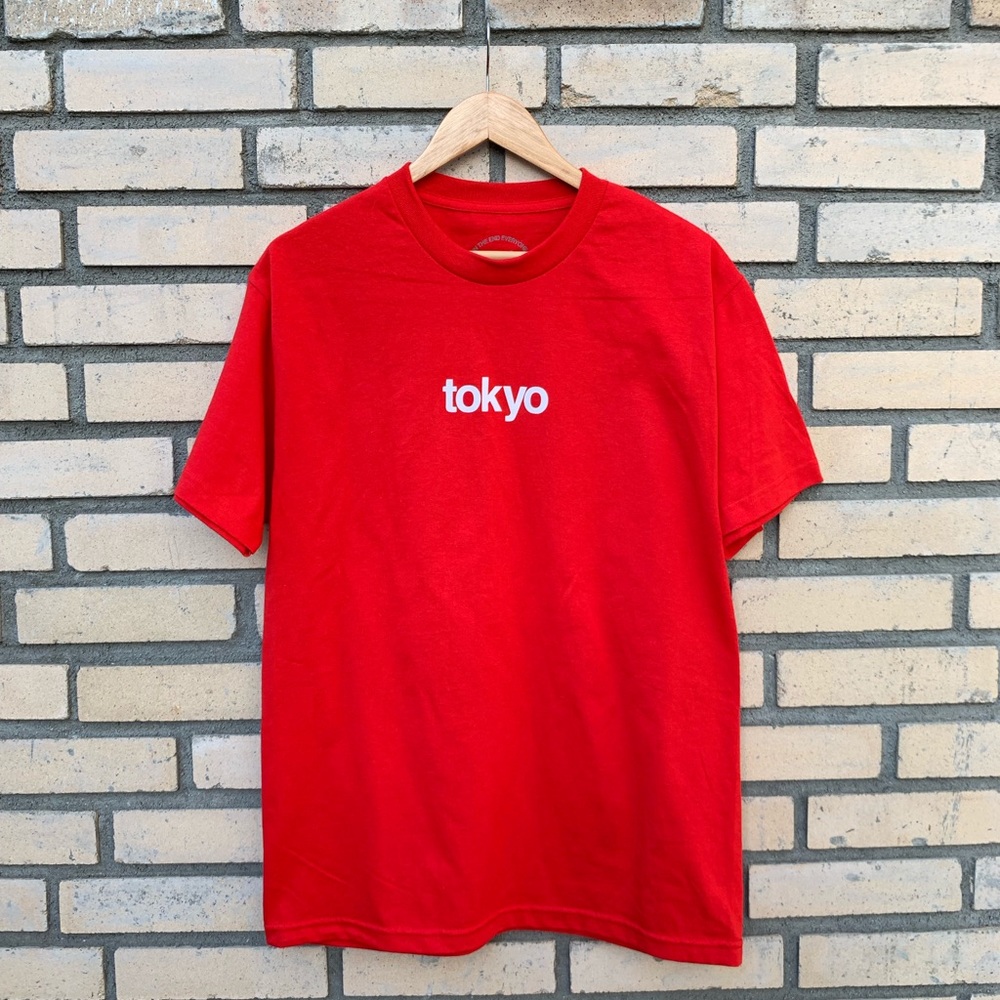 RED ASSC TOKYO LOGO T-SHIRT - Picture 6 of 7